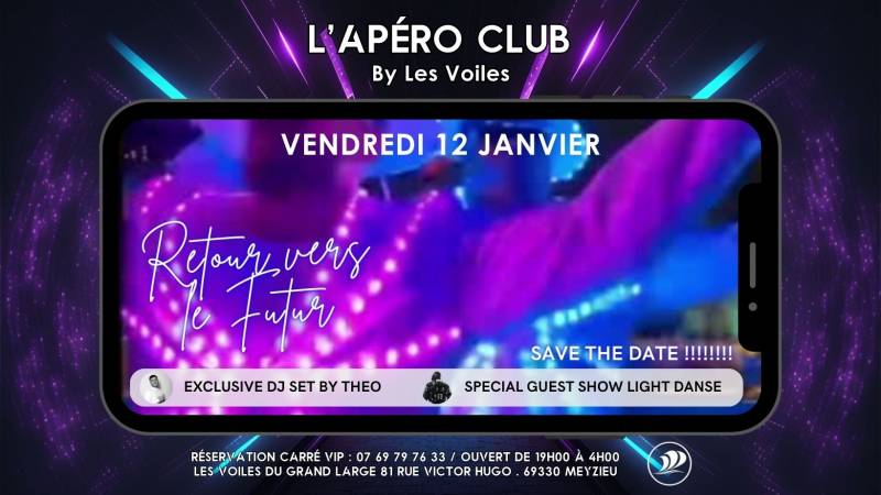 Programmation de l'apéro club