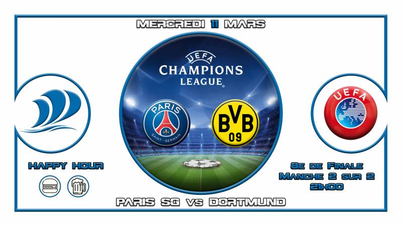Retransmission match Champions League 11 mars